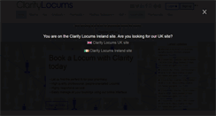 Desktop Screenshot of claritylocums.ie